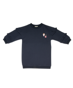 Nina Ruffled Dress - Navy by Crew Kids NY