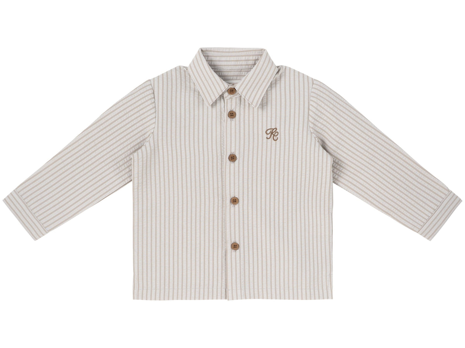 Sol Stripe Shirt - Taupe