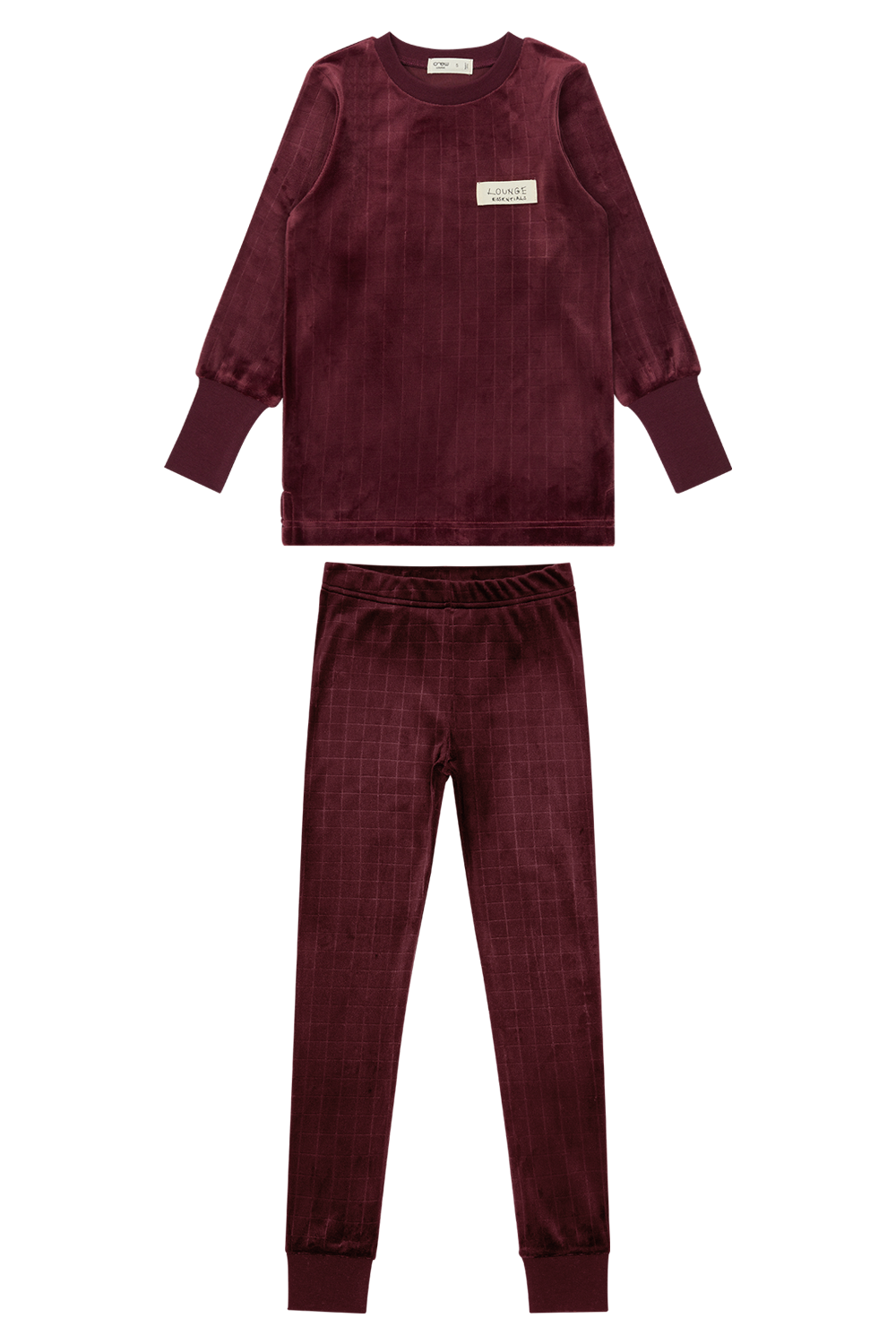 Grid Lounge Set - Berry by Crew Kids NY