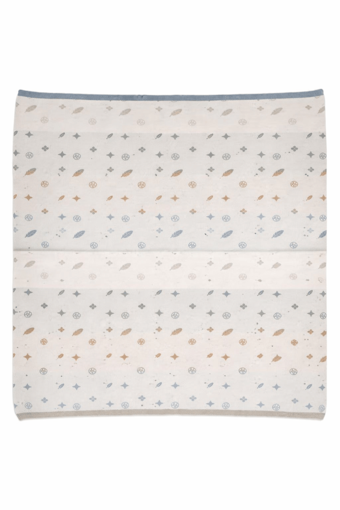 KB Logo Knit Blanket - Blue by KIPP™ Collection