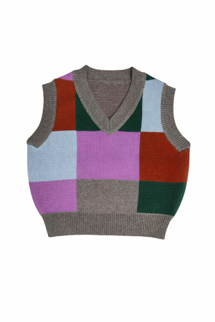 Soft Knit Vest - Grey by Crew Kids NY