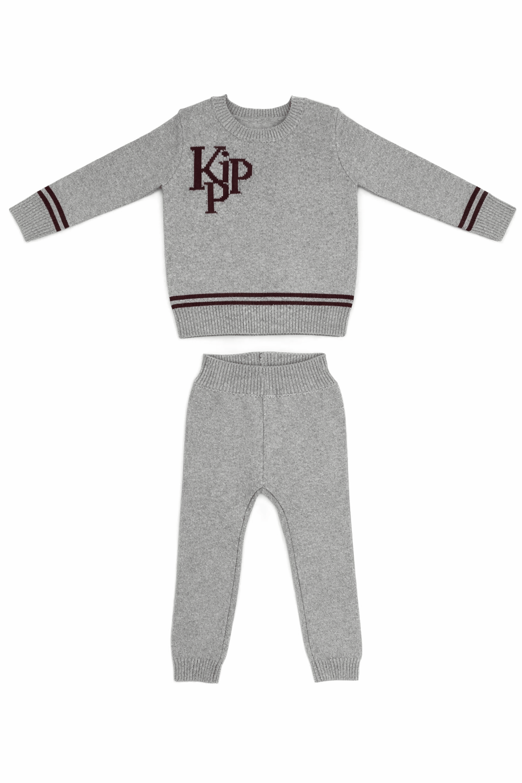 Oscar Knit Set - Cranberry by KIPP™ Collection