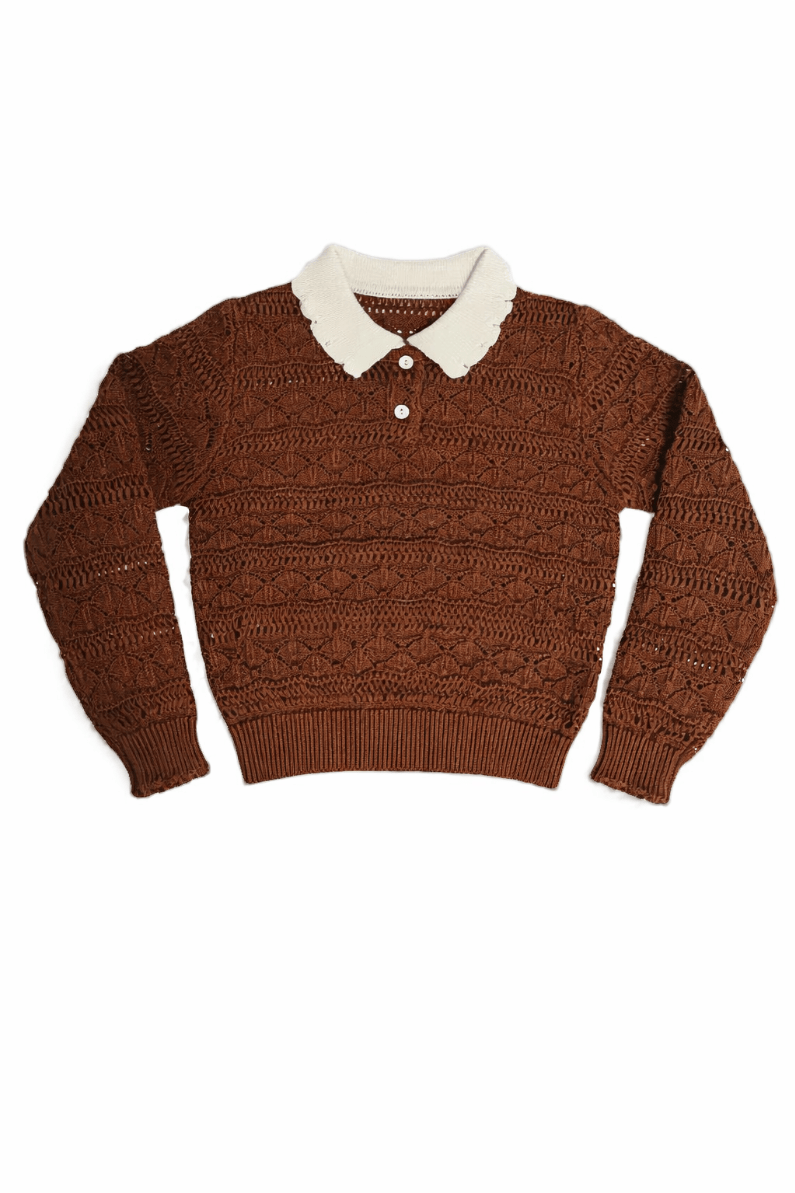 Cynthia Knit Top - Caramel