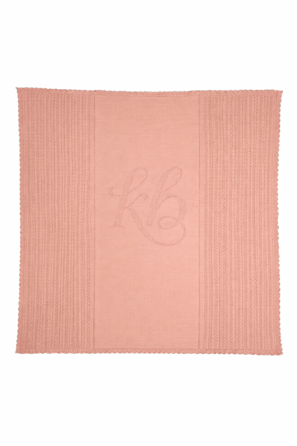 KB Pointelle Knit Blanket - Peach by KIPP™ Collection