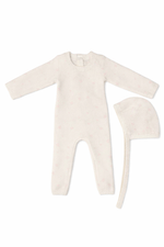 KB Logo Knit Romper & Hat Set by KIPP™ Collection
