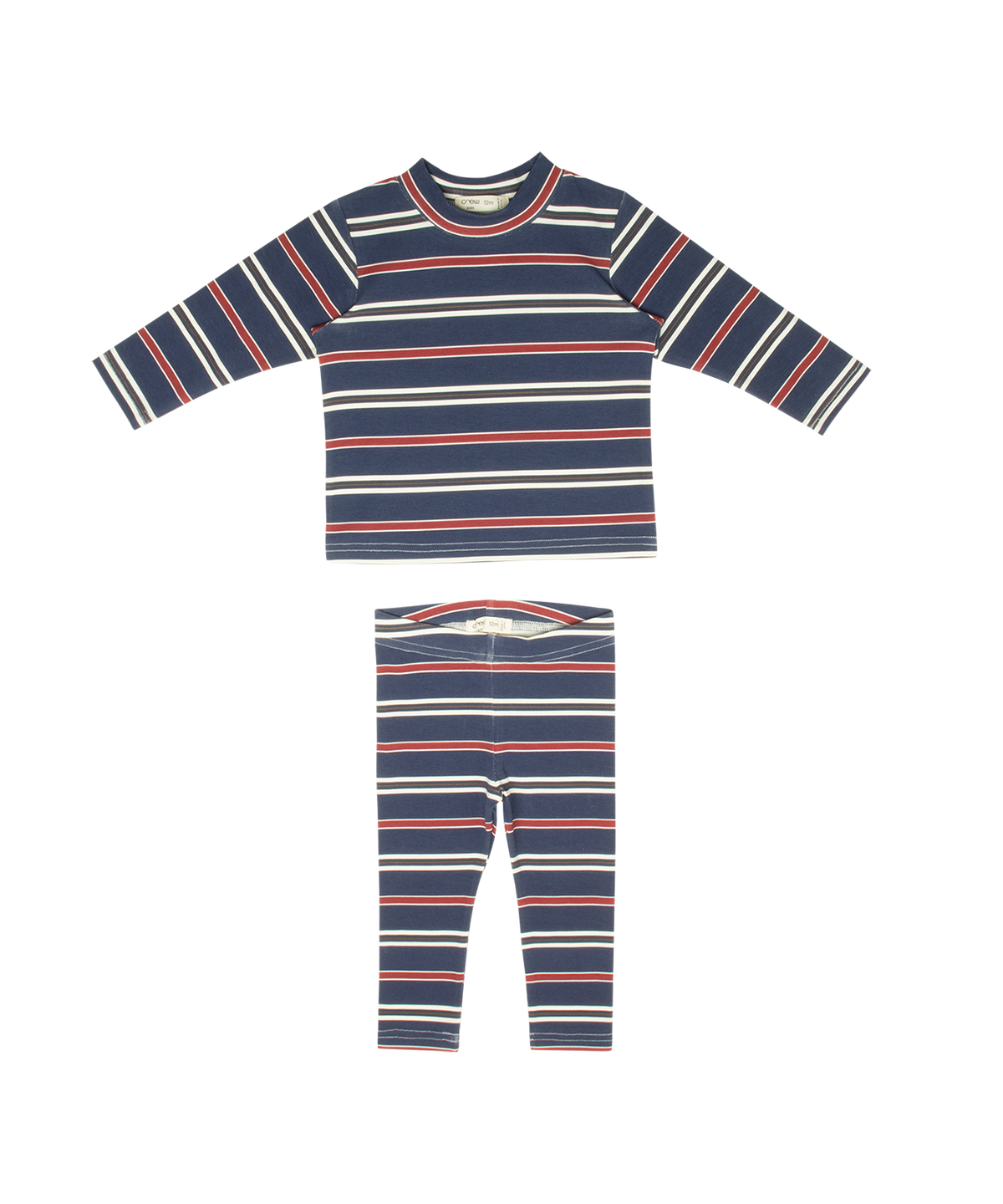 Ella Stripe Set - Espresso by Crew Kids NY