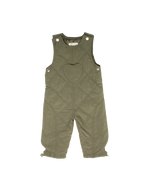 Lyla Quilted Overalls - Green by Crew Kids NY