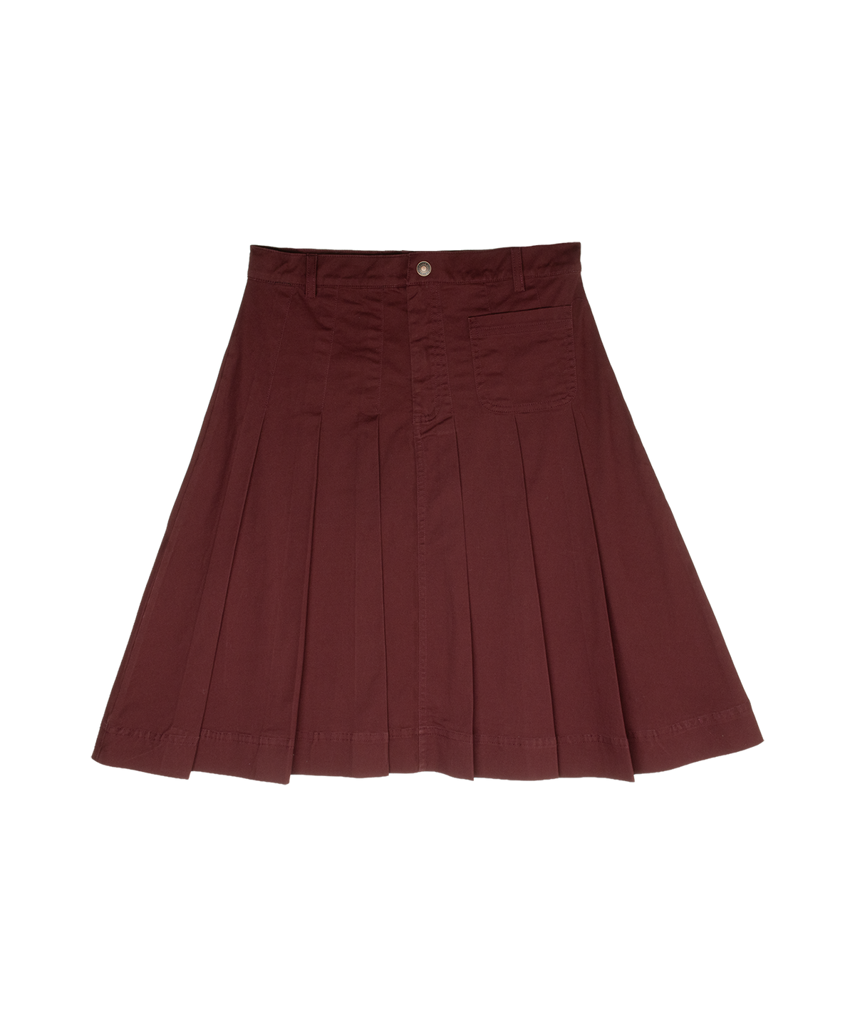 Gracie Denim Skirt - Maroon by Crew Kids NY