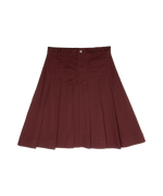 Gracie Denim Skirt - Maroon by Crew Kids NY