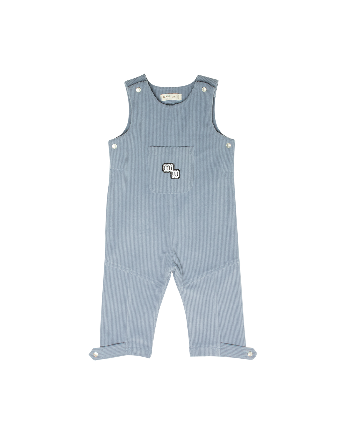 Rowan Cord Overalls - Blue by Crew Kids NY