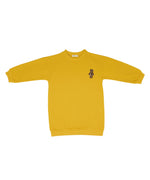 Gracie Sweatdress - Mustard by Crew Kids NY