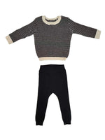 Kenny Textured Knit Set - Navy by KIPP™ Collection