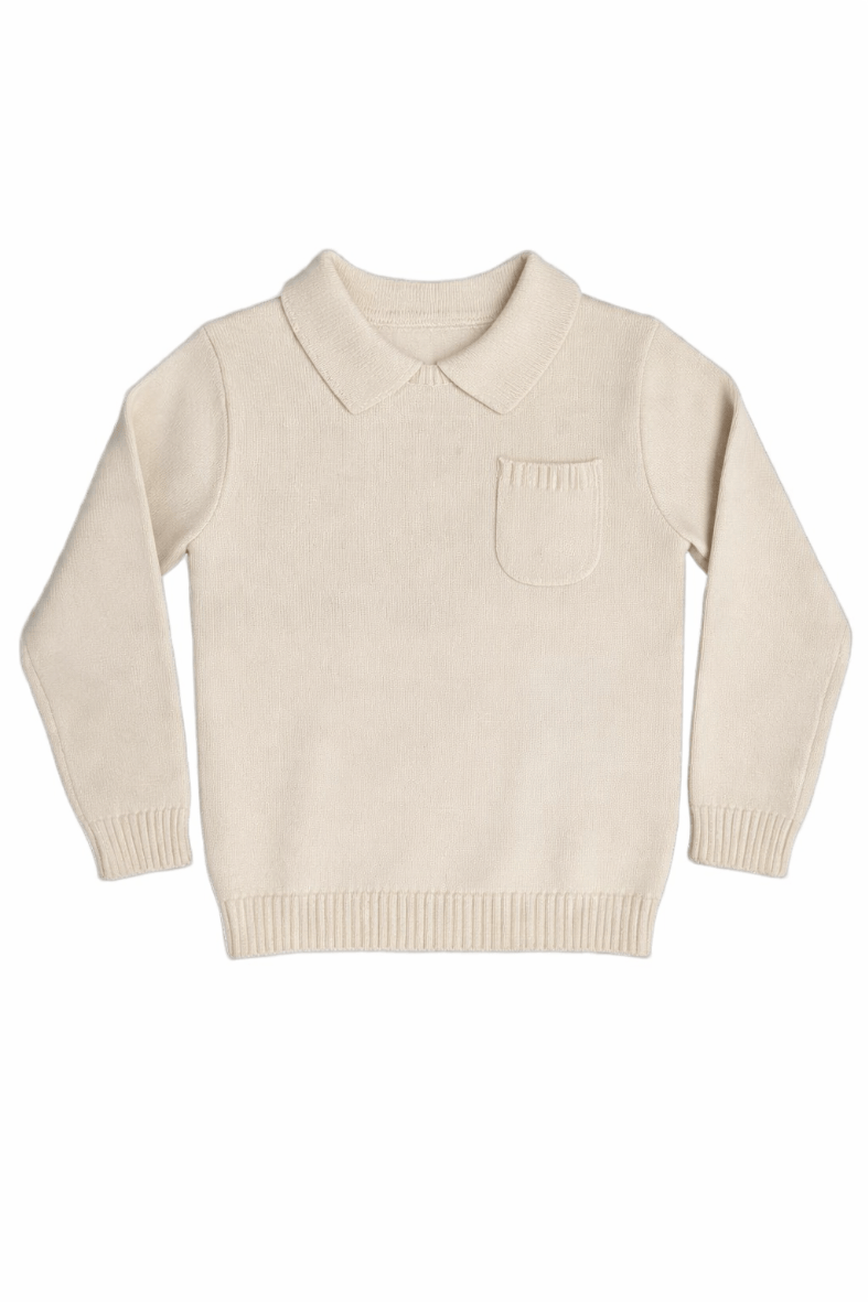 Franck Collar Sweater - Oatmilk