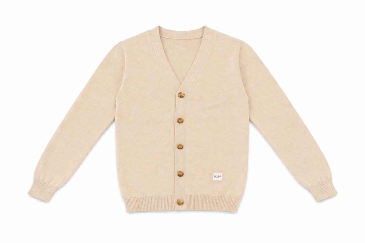 Long Sleeve Knit Sweater - Stone - Cardigan, Outerwear, Top | Everetts Place
