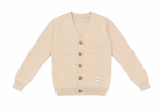 Long Sleeve Knit Sweater - Stone - Cardigan, Outerwear, Top | Everetts Place