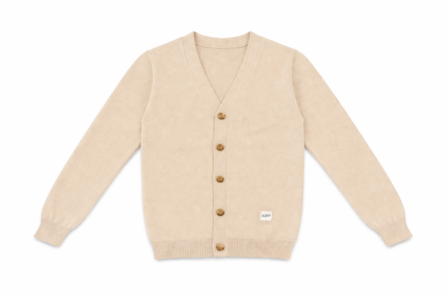 Long Sleeve Knit Sweater - Stone - Cardigan, Outerwear, Top | Everetts Place