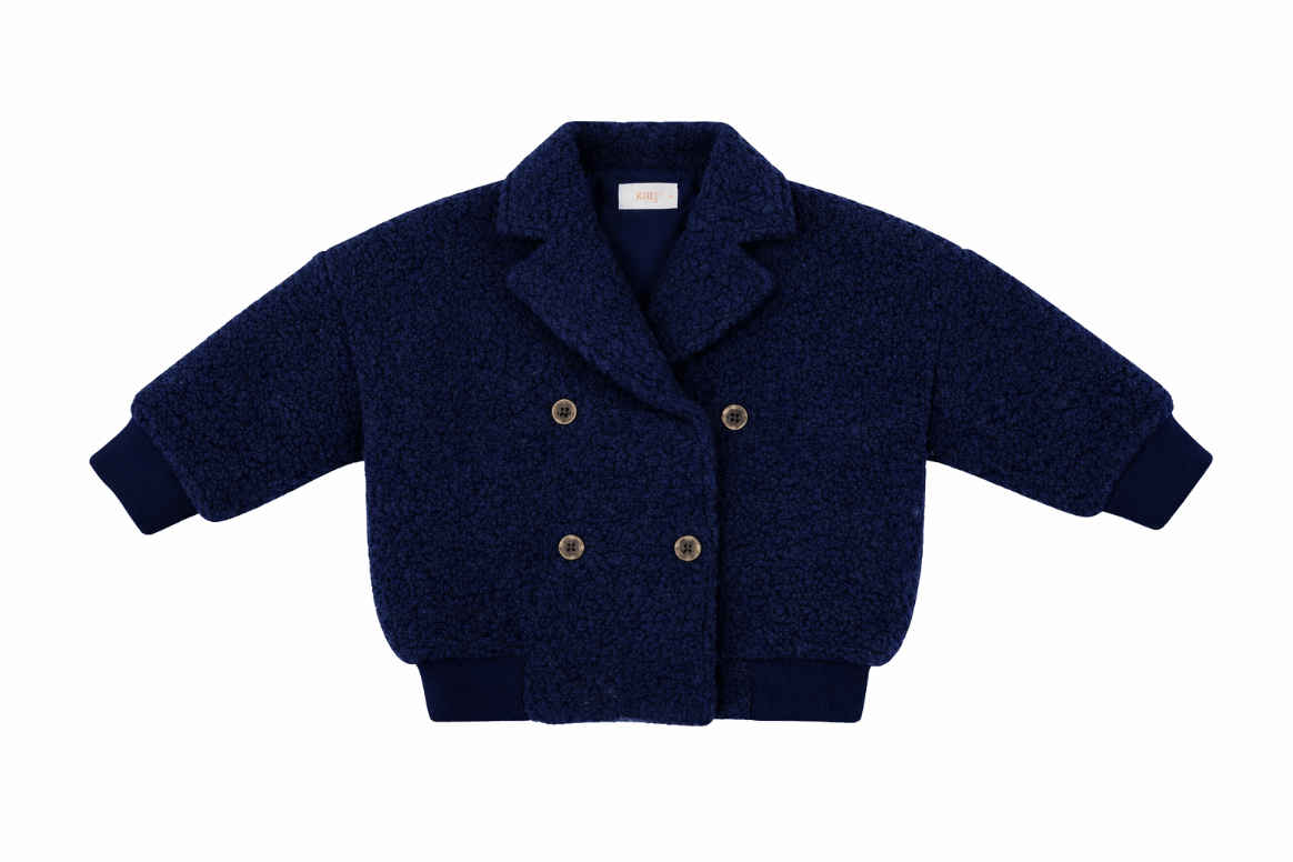 Kenny Sherpa Jacket - Navy