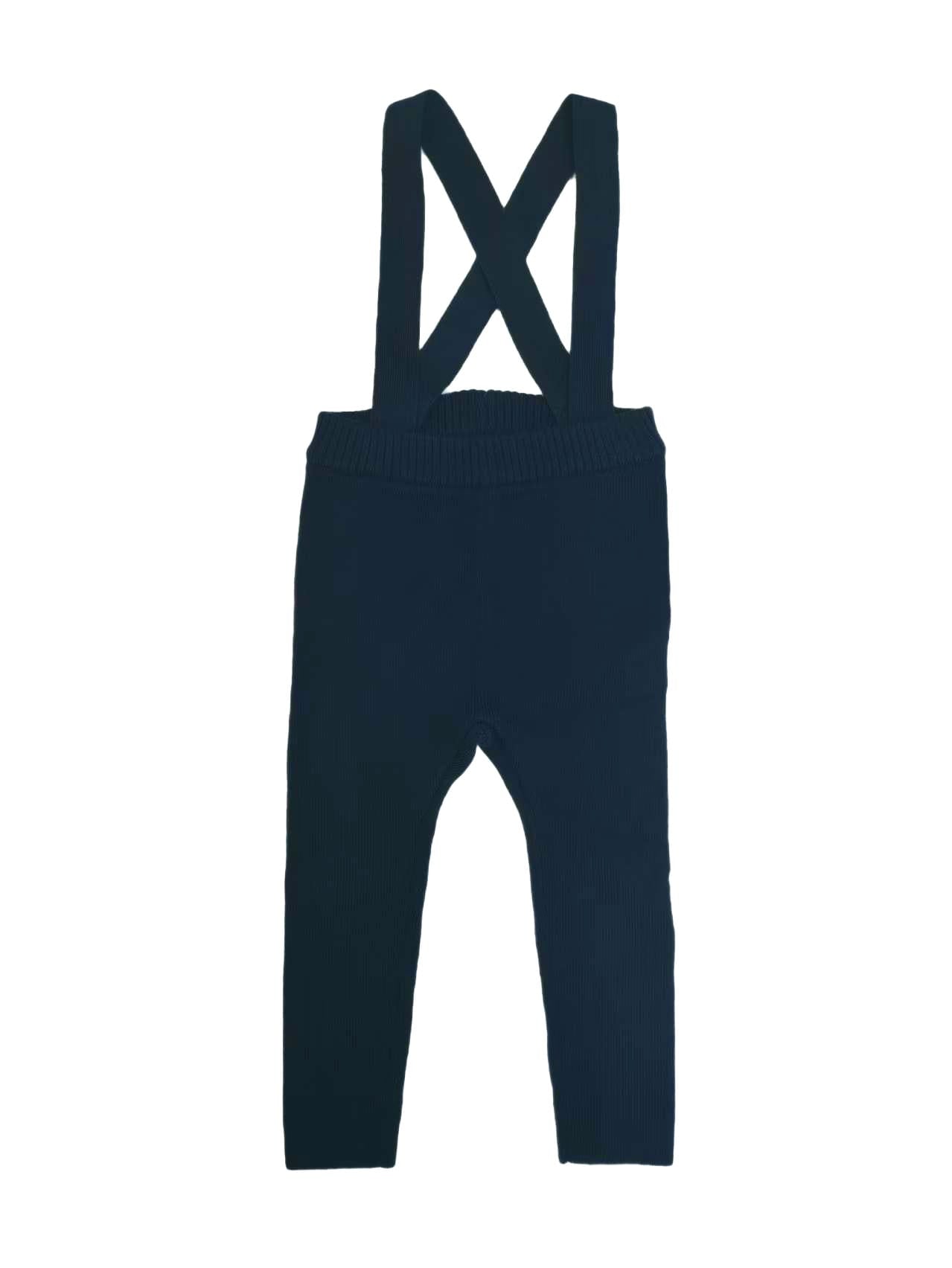 Leslie Knit Overall - Navy