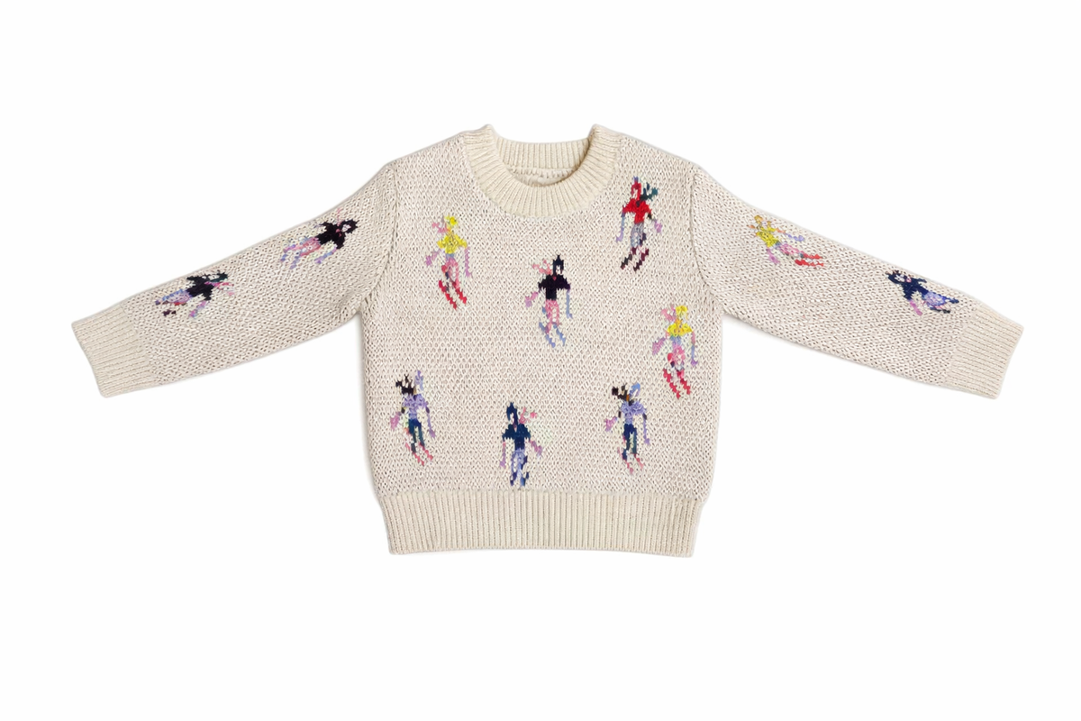 Drew Ski Sweater - Pink by Crew Kids NY