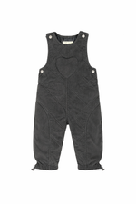 Lyla Quilted Overalls - Black by Crew Kids NY