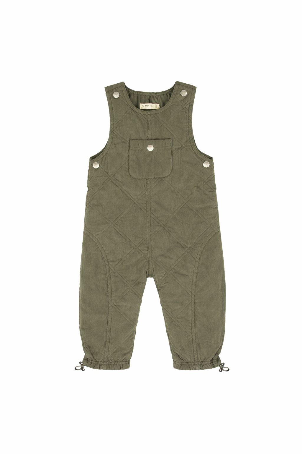 Teddi Quilted Overalls - Green by Crew Kids NY