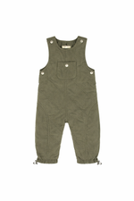 Teddi Quilted Overalls - Green by Crew Kids NY