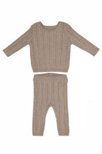 KB Pointelle Knit Set - Taupe by KIPP™ Collection