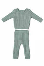 KB Pointelle Knit Set - Sage by KIPP™ Collection