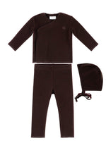 Felt Wrap Set with Hat - Chocolate by KIPP™ Collection
