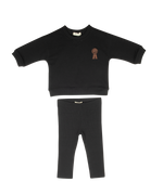Polo Club Legging Set - Black by Crew Kids NY