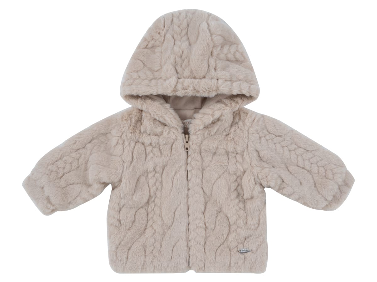Atelier Cable Fur Jacket - Stone by KIPP™ Collection