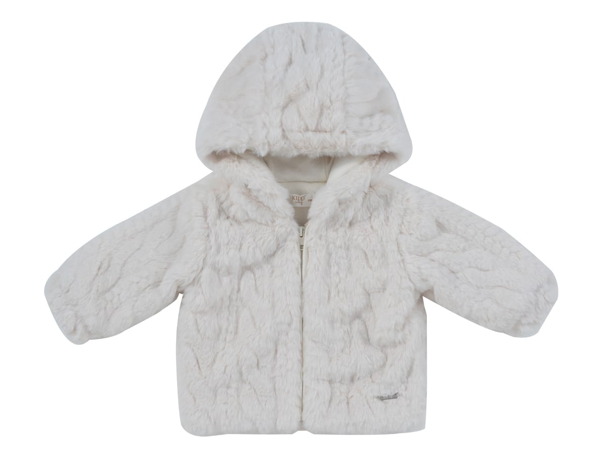 Atelier Cable Fur Jacket - White by KIPP™ Collection