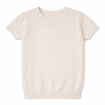 Todd Knit Sweater - White - Active Shirt, Woolen, Wool, Top | Everetts Place
