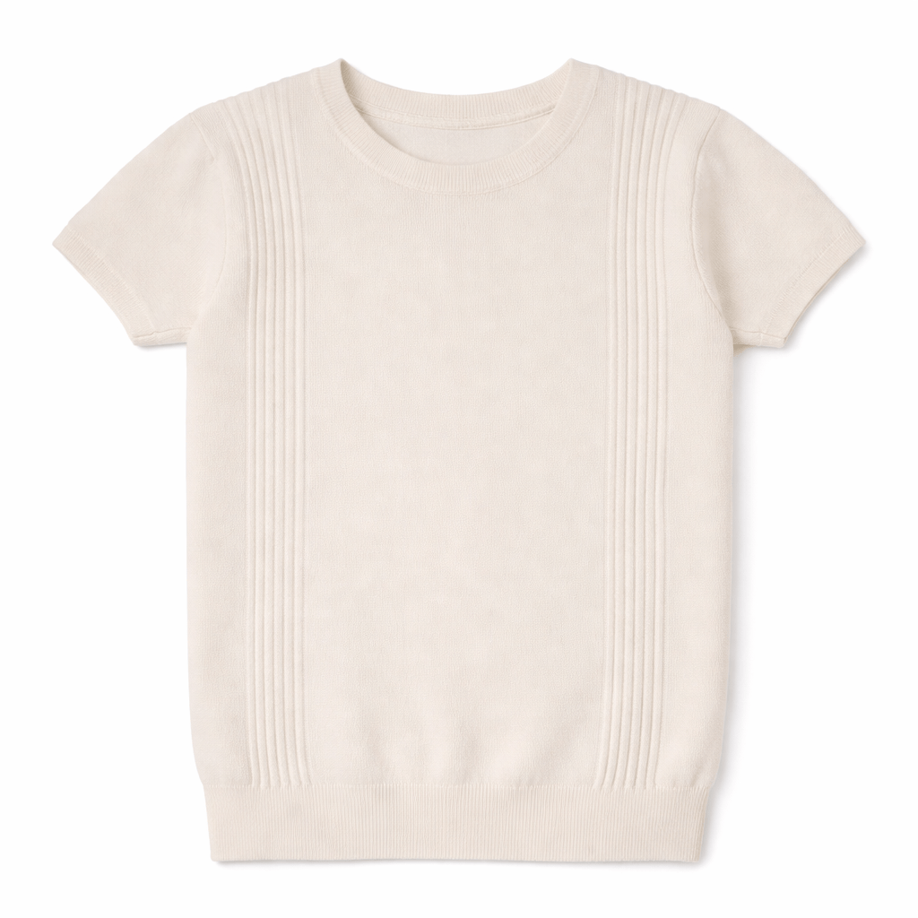 Todd Knit Sweater - White - Active Shirt, Woolen, Wool, Top | Everetts Place