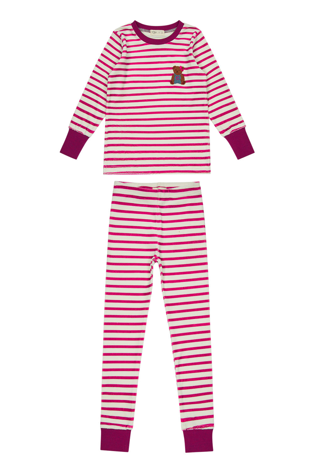 Teddy Lounge Set - Pink by Crew Kids NY