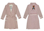 Teddy Lounge Robe - Maroon by Crew Kids NY