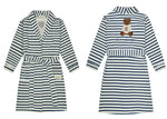 Teddy Lounge Robe - Navy by Crew Kids NY