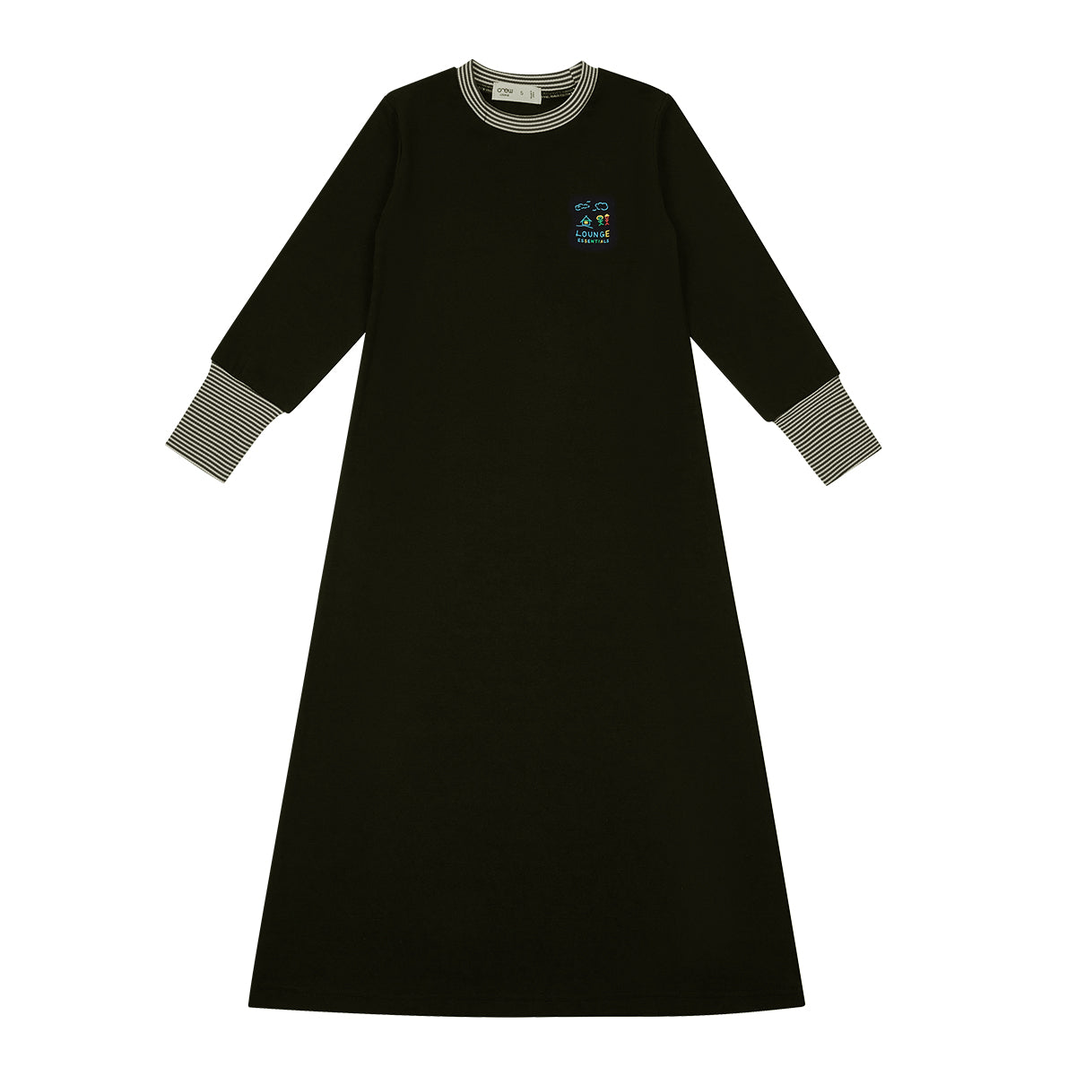 Lounge Essentials Nightgown Long Sleeve Blue By Crew Kids NY