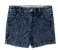 Jean Wash Shorts Navy for Boys by Crew Kids NY Apparel