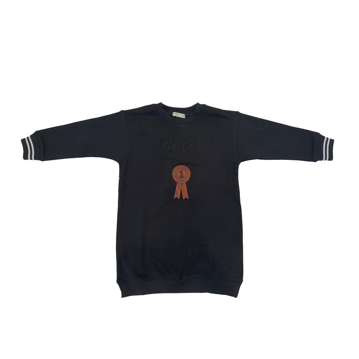 Polo Club Sweatdress - Black by Crew Kids NY