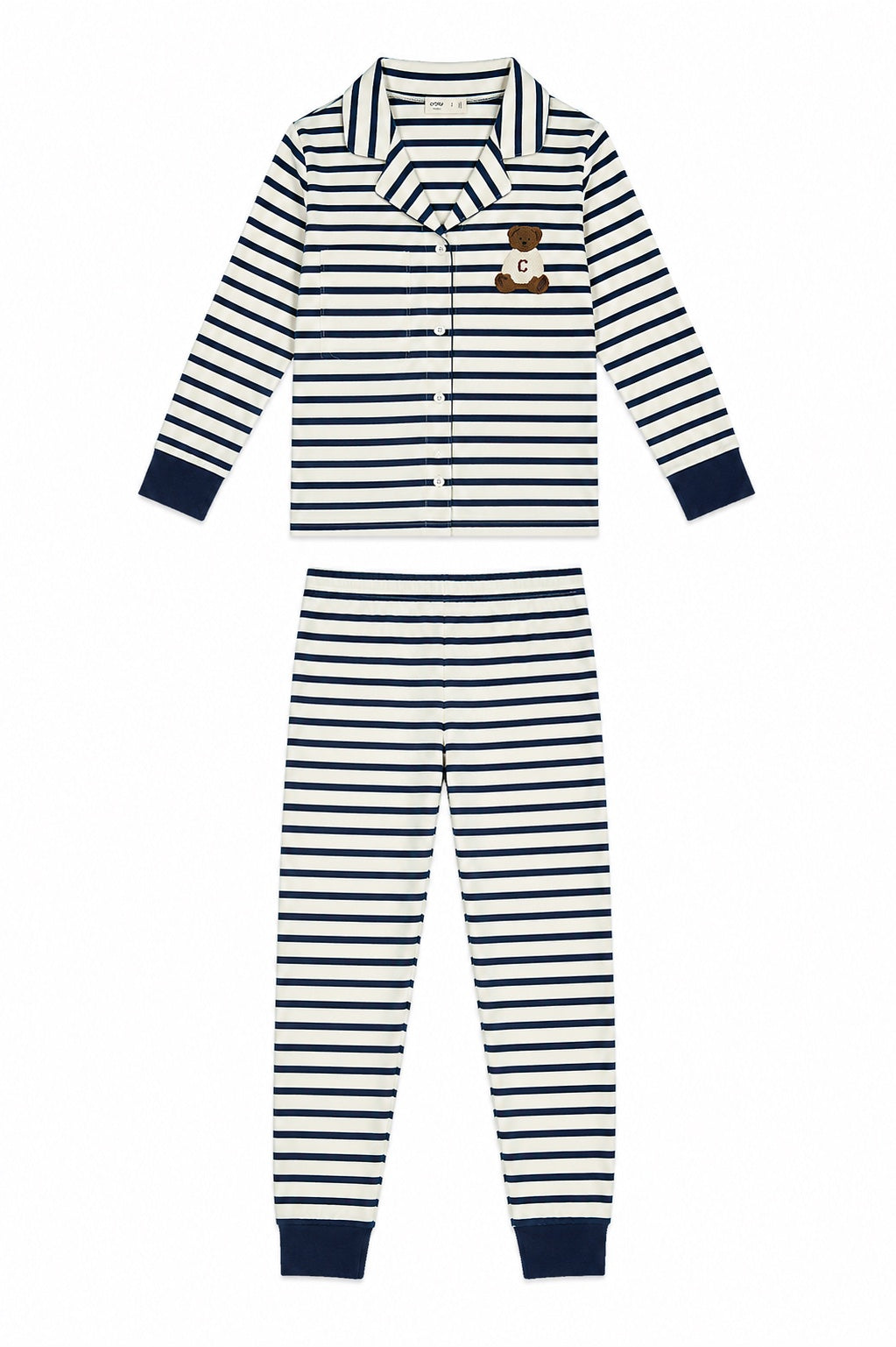 Teddy Grandpa Set - Navy by Crew Kids NY