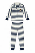 Teddy Grandpa Set - Navy by Crew Kids NY