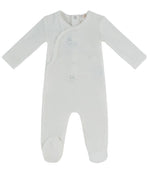 Petit Ours Pattern Footie - Blue by KIPP™ Collection