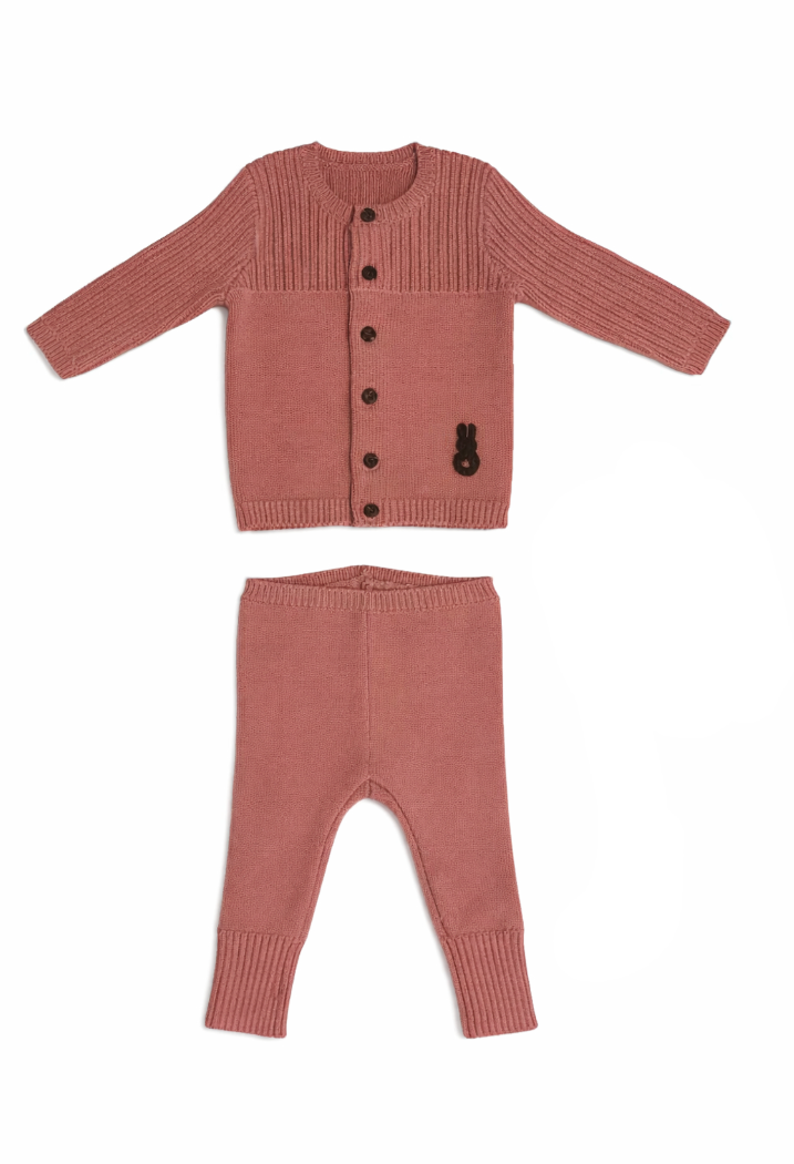 Bunny Knit Set - Rose by KIPP™ Collection