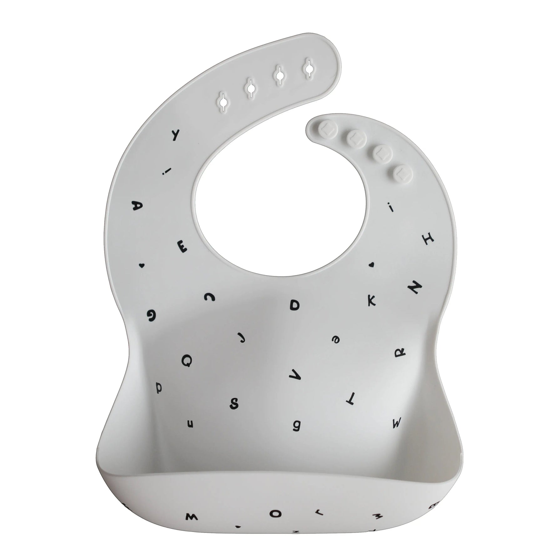 Mushie Silicone Baby Bib with Adjustable Neck Strap and Front Pocket for Easy Cleaning - Baby & Toddler > Nursing & Feeding > Bibs Silicone Bib