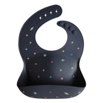 Mushie Silicone Baby Bib with Adjustable Neck Strap and Front Pocket for Easy Cleaning - Baby & Toddler > Nursing & Feeding > Bibs Silicone Bib