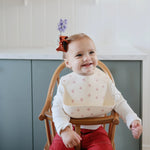 Mushie Silicone Baby Bib with Adjustable Neck Strap and Front Pocket for Easy Cleaning - Baby & Toddler > Nursing & Feeding > Bibs Silicone Bib