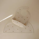 Mushie Silicone Baby Bib with Adjustable Neck Strap and Front Pocket for Easy Cleaning - Baby & Toddler > Nursing & Feeding > Bibs Silicone Bib