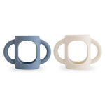 Mushie Silicone Bottle Handles for Baby Bottles Comfortable Grip Food Grade Silicone - Baby & Toddler > Nursing & Feeding > Baby Bottle Nipples & Liners > Baby Bottle Liners Silicone Bottle Handles
