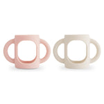 Mushie Silicone Bottle Handles for Baby Bottles Comfortable Grip Food Grade Silicone - Baby & Toddler > Nursing & Feeding > Baby Bottle Nipples & Liners > Baby Bottle Liners Silicone Bottle Handles